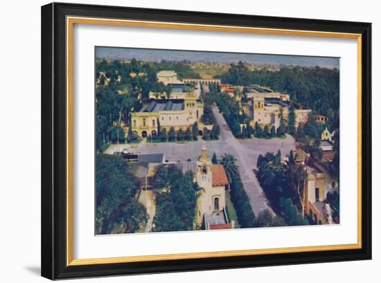 'Cafe of the World and Casa del Rey Moro', c1935-Unknown-Framed Giclee Print