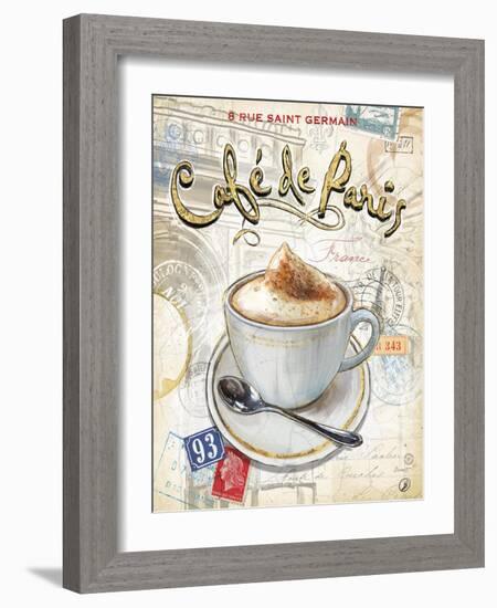 Café Paris-Chad Barrett-Framed Art Print