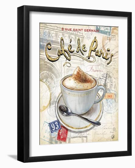 Café Paris-Chad Barrett-Framed Art Print