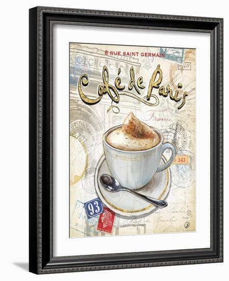 Café Paris-Chad Barrett-Framed Art Print