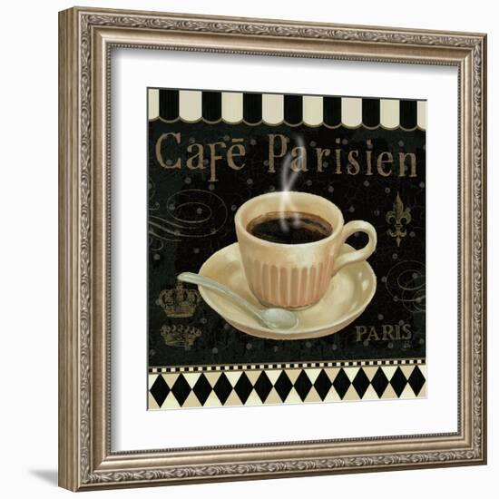 Cafe Parisien I-Daphne Brissonnet-Framed Art Print