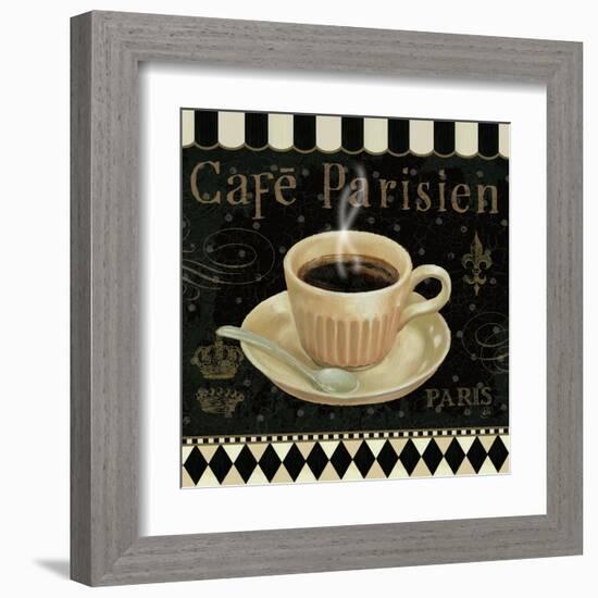 Cafe Parisien I-Daphne Brissonnet-Framed Art Print