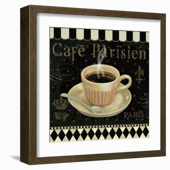 Cafe Parisien I-Daphne Brissonnet-Framed Art Print