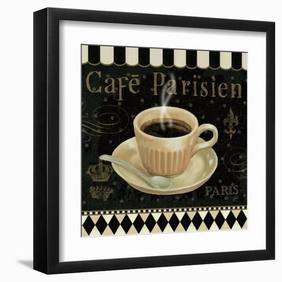 Cafe Parisien I-Daphne Brissonnet-Framed Art Print