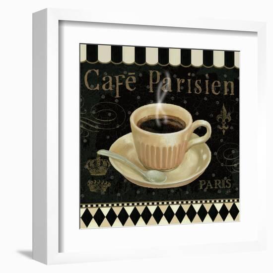 Cafe Parisien I-Daphne Brissonnet-Framed Art Print