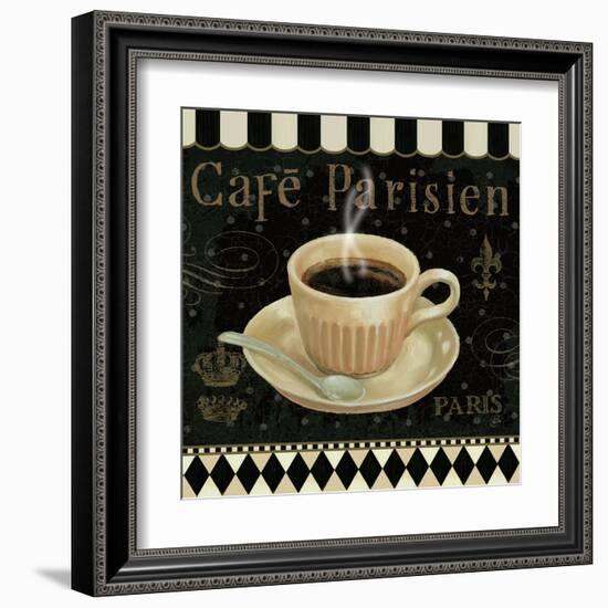 Cafe Parisien I-Daphne Brissonnet-Framed Art Print