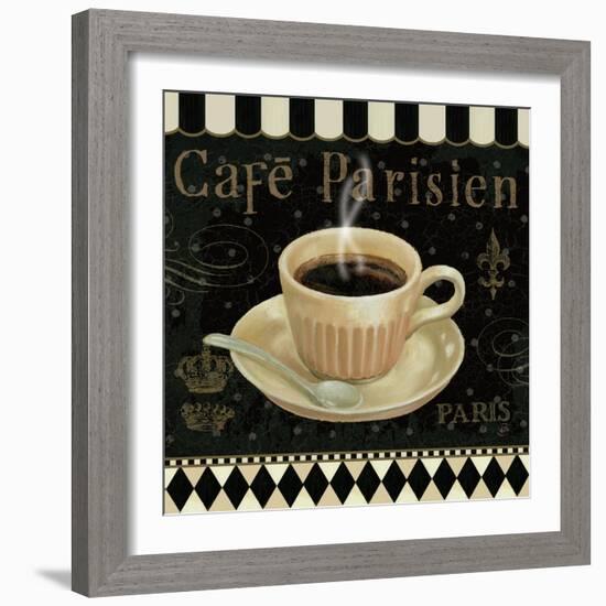 Cafe Parisien I-Daphne Brissonnet-Framed Art Print