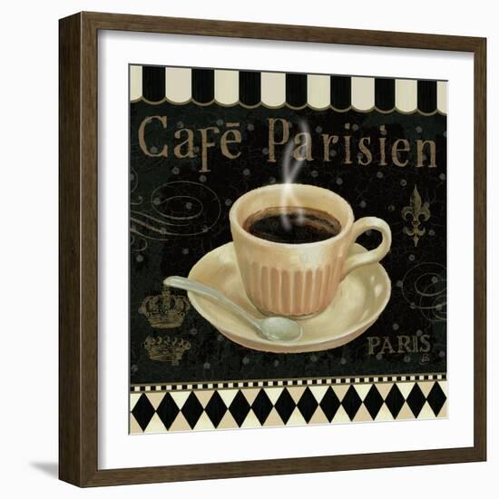 Cafe Parisien I-Daphne Brissonnet-Framed Art Print