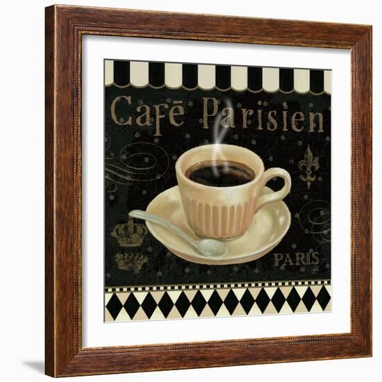 Cafe Parisien I-Daphne Brissonnet-Framed Art Print