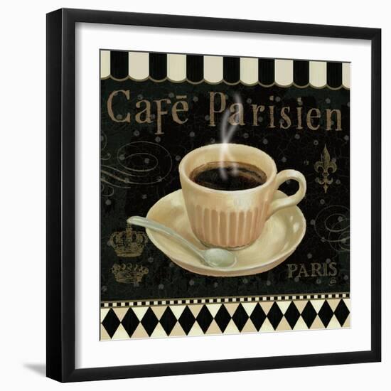 Cafe Parisien I-Daphne Brissonnet-Framed Art Print