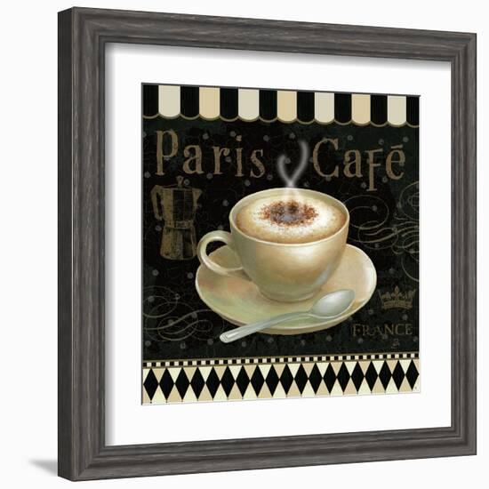 Cafe Parisien III-Daphne Brissonnet-Framed Art Print