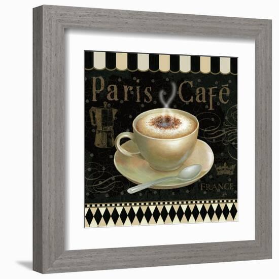 Cafe Parisien III-Daphne Brissonnet-Framed Art Print