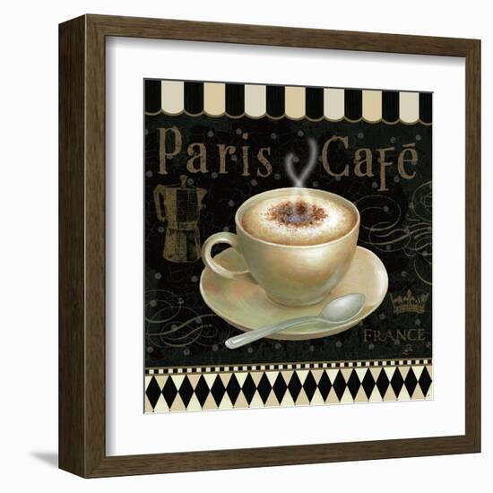 Cafe Parisien III-Daphne Brissonnet-Framed Art Print