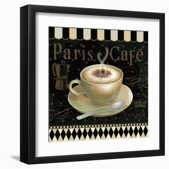 Cafe Parisien III-Daphne Brissonnet-Framed Art Print