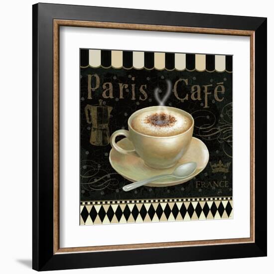 Cafe Parisien III-Daphne Brissonnet-Framed Art Print