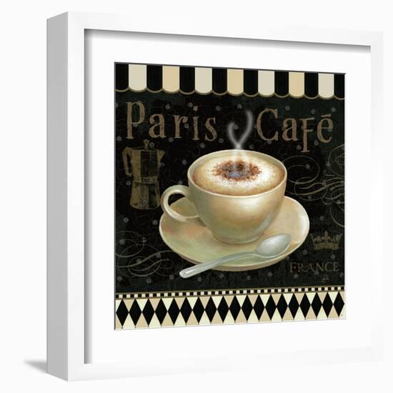 Cafe Parisien III-Daphne Brissonnet-Framed Art Print