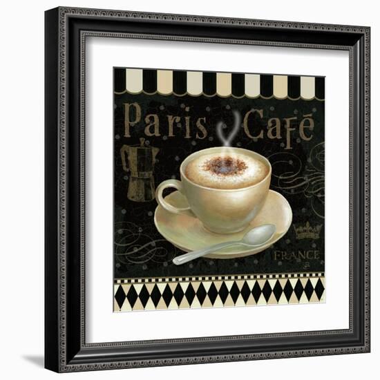 Cafe Parisien III-Daphne Brissonnet-Framed Art Print