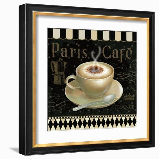 Cafe Parisien III-Daphne Brissonnet-Framed Art Print