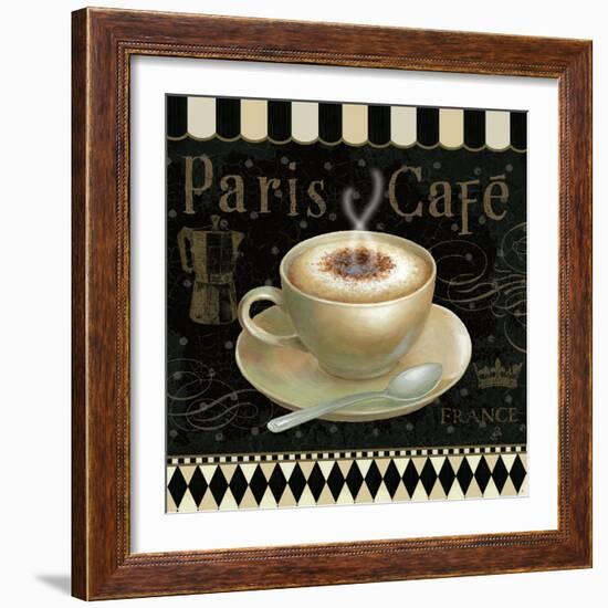 Cafe Parisien III-Daphne Brissonnet-Framed Premium Giclee Print