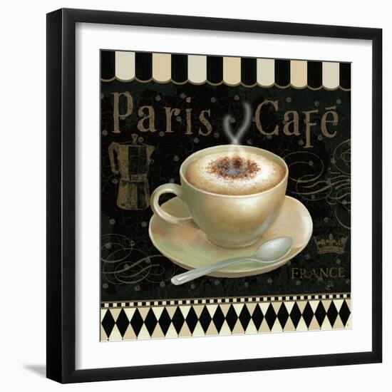 Cafe Parisien III-Daphne Brissonnet-Framed Premium Giclee Print