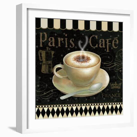 Cafe Parisien III-Daphne Brissonnet-Framed Premium Giclee Print