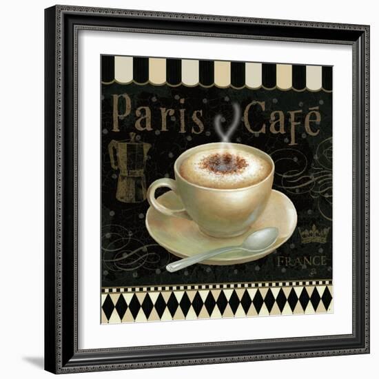 Cafe Parisien III-Daphne Brissonnet-Framed Premium Giclee Print
