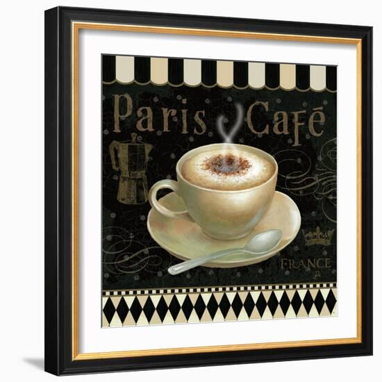 Cafe Parisien III-Daphne Brissonnet-Framed Premium Giclee Print