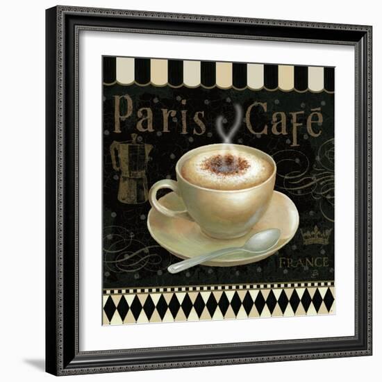 Cafe Parisien III-Daphne Brissonnet-Framed Art Print