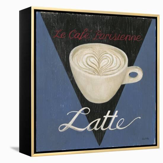 Café Parisienne Latte-Arnie Fisk-Framed Stretched Canvas