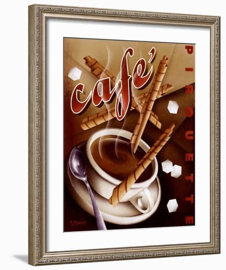 Cafe Pirouette-Michael L^ Kungl-Framed Art Print