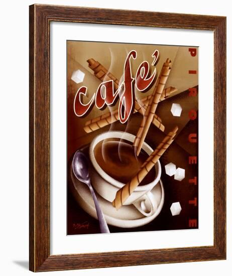 Cafe Pirouette-Michael L^ Kungl-Framed Art Print