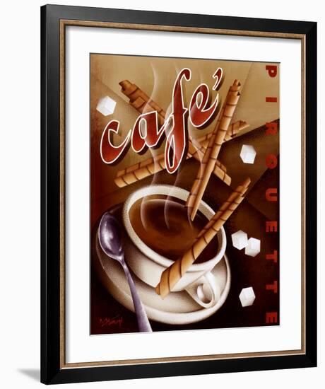 Cafe Pirouette-Michael L^ Kungl-Framed Art Print