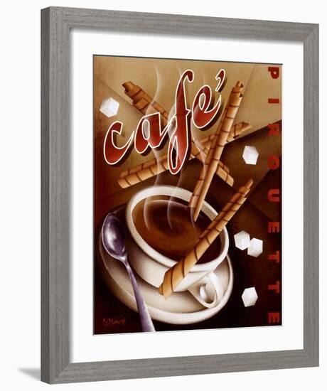 Cafe Pirouette-Michael L^ Kungl-Framed Art Print