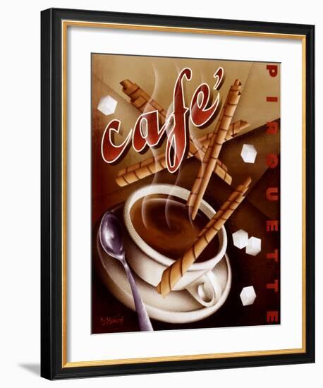 Cafe Pirouette-Michael L^ Kungl-Framed Art Print