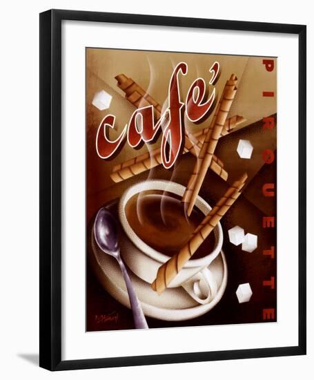 Cafe Pirouette-Michael L^ Kungl-Framed Art Print