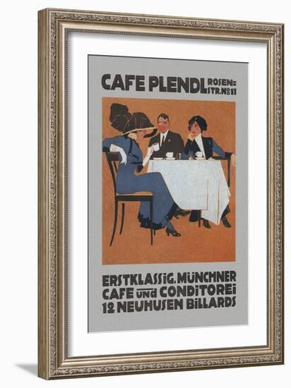 Cafe Plendl-null-Framed Art Print