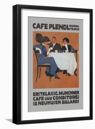 Cafe Plendl-null-Framed Art Print