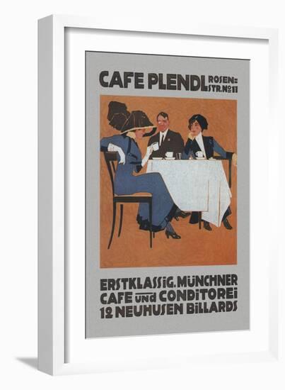 Cafe Plendl-null-Framed Art Print