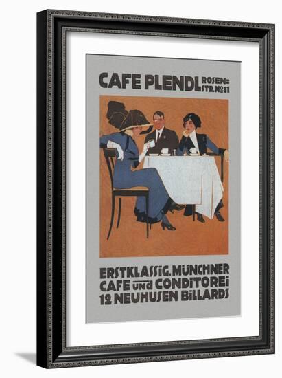 Cafe Plendl-null-Framed Art Print