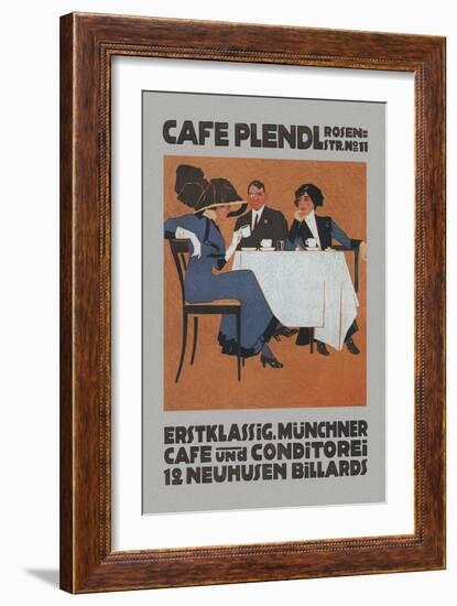 Cafe Plendl-null-Framed Premium Giclee Print