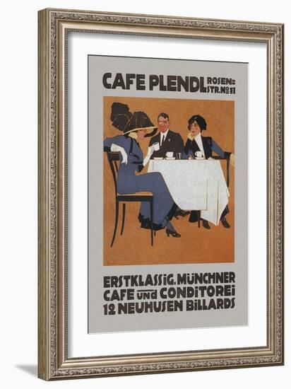 Cafe Plendl-null-Framed Art Print