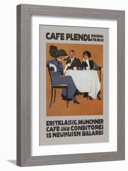 Cafe Plendl-null-Framed Art Print