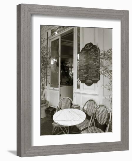 Cafe, Quai De L'Hotel De Ville, Marais District, Paris, France-Jon Arnold-Framed Photographic Print