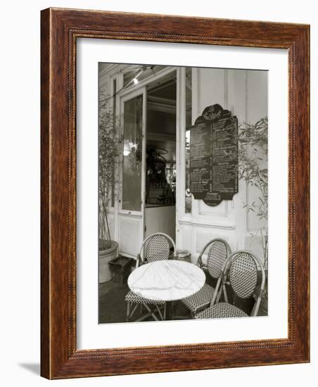 Cafe, Quai De L'Hotel De Ville, Marais District, Paris, France-Jon Arnold-Framed Photographic Print