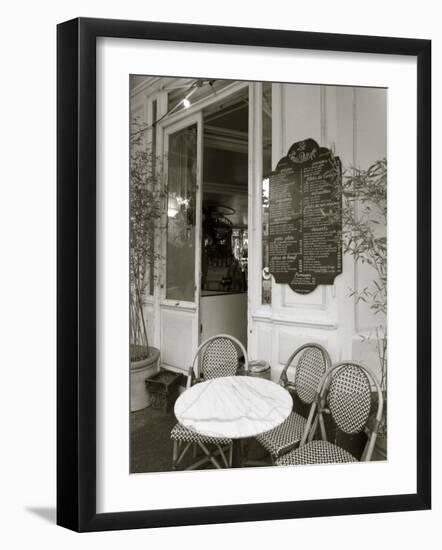 Cafe, Quai De L'Hotel De Ville, Marais District, Paris, France-Jon Arnold-Framed Photographic Print