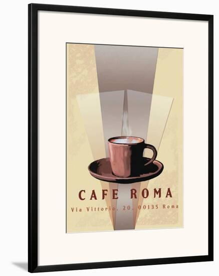 Cafe Roma-Kelvie Fincham-Framed Art Print