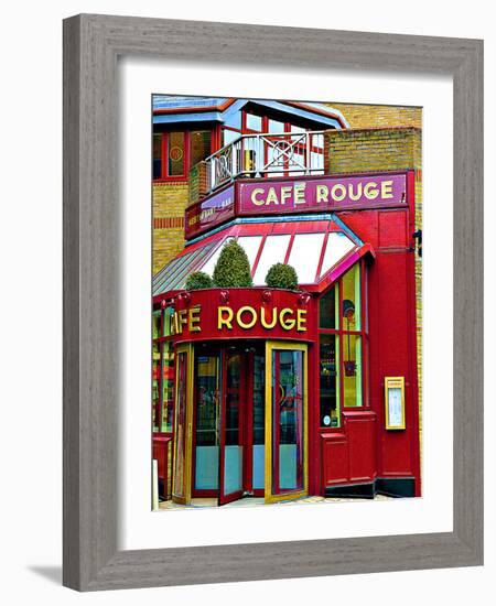 Cafe Rouge Queensway, London-Anna Siena-Framed Photographic Print