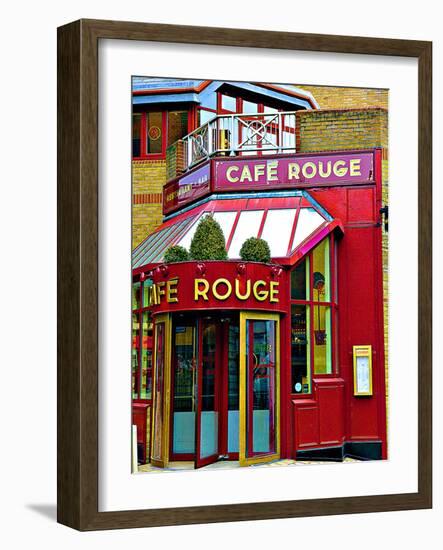 Cafe Rouge Queensway, London-Anna Siena-Framed Photographic Print