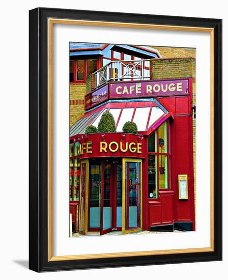 Cafe Rouge Queensway, London-Anna Siena-Framed Photographic Print