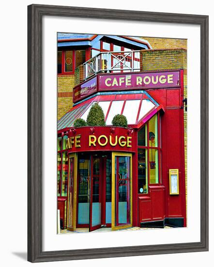 Cafe Rouge Queensway, London-Anna Siena-Framed Photographic Print